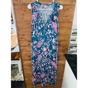 Lilly Pulitzer Essie Maxi Dress in Tidal Wave It's Prime Time size M